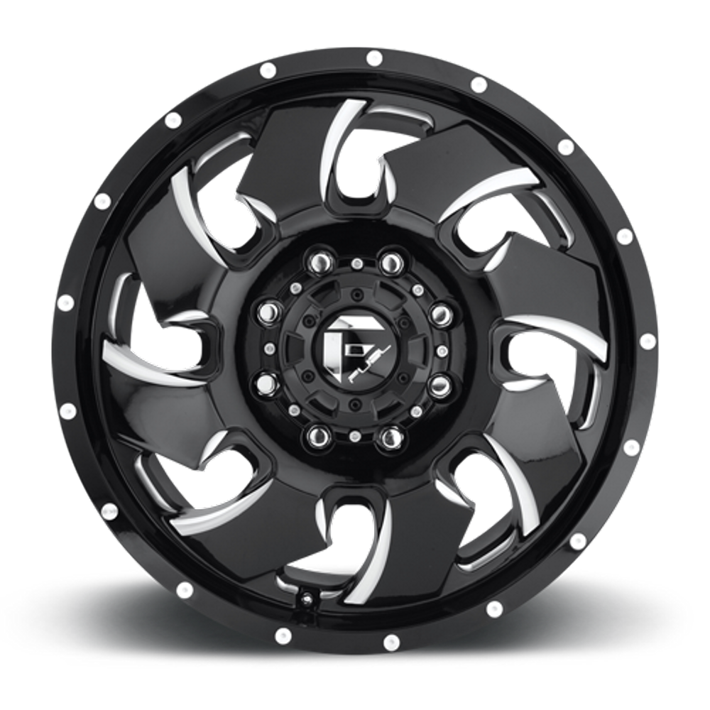 Fuel Cleaver Gloss Black Milled Wheel (D574) | Dirty Garage