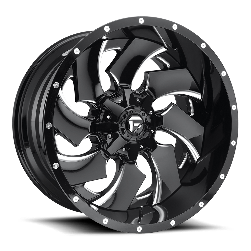 Fuel Cleaver Gloss Black Milled Wheel (D574) | Dirty Garage