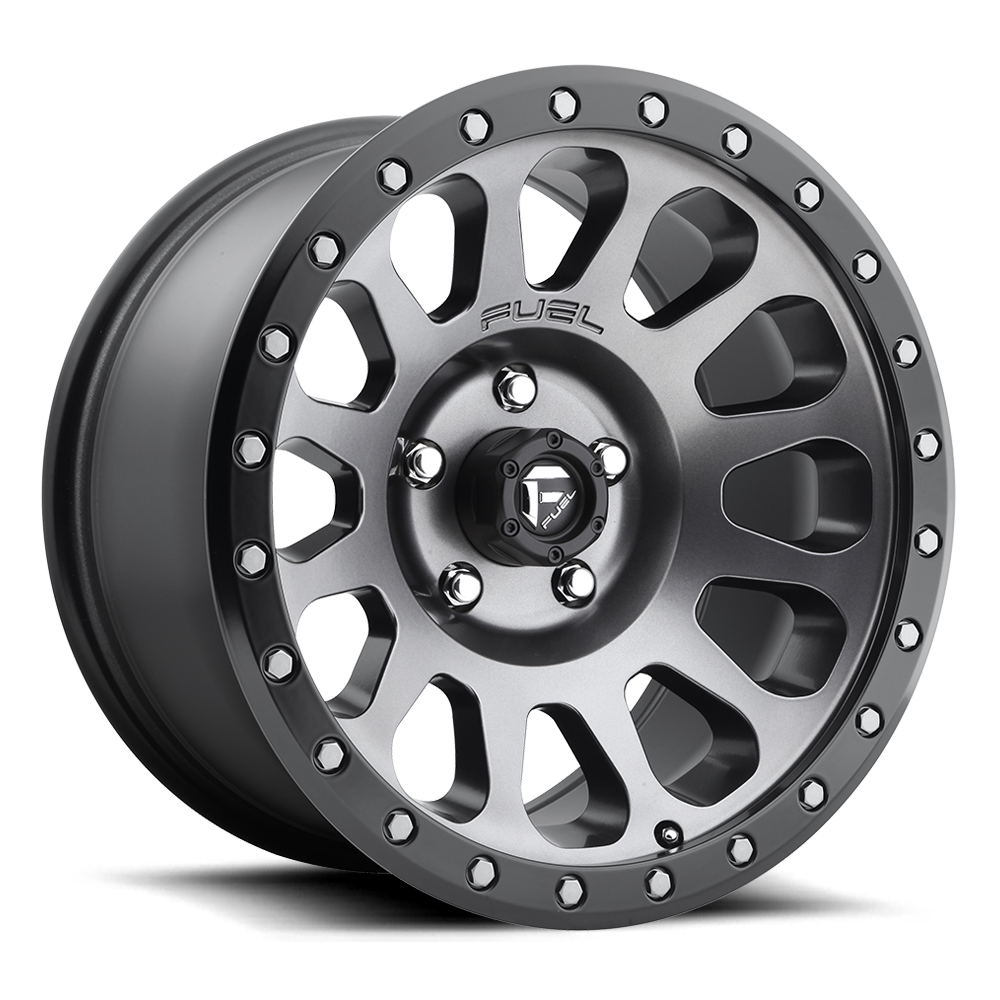 Fuel Vector Matte Gunmetal Black Bead Ring Wheel (D601) | Dirty Garage