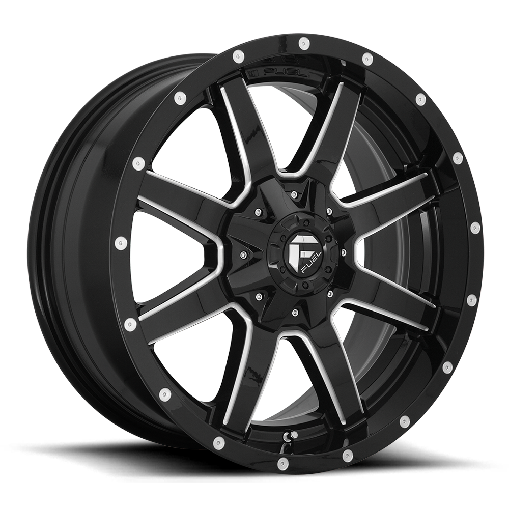 Fuel Maverick Gloss Black Milled Wheel (D610) | Dirty Garage