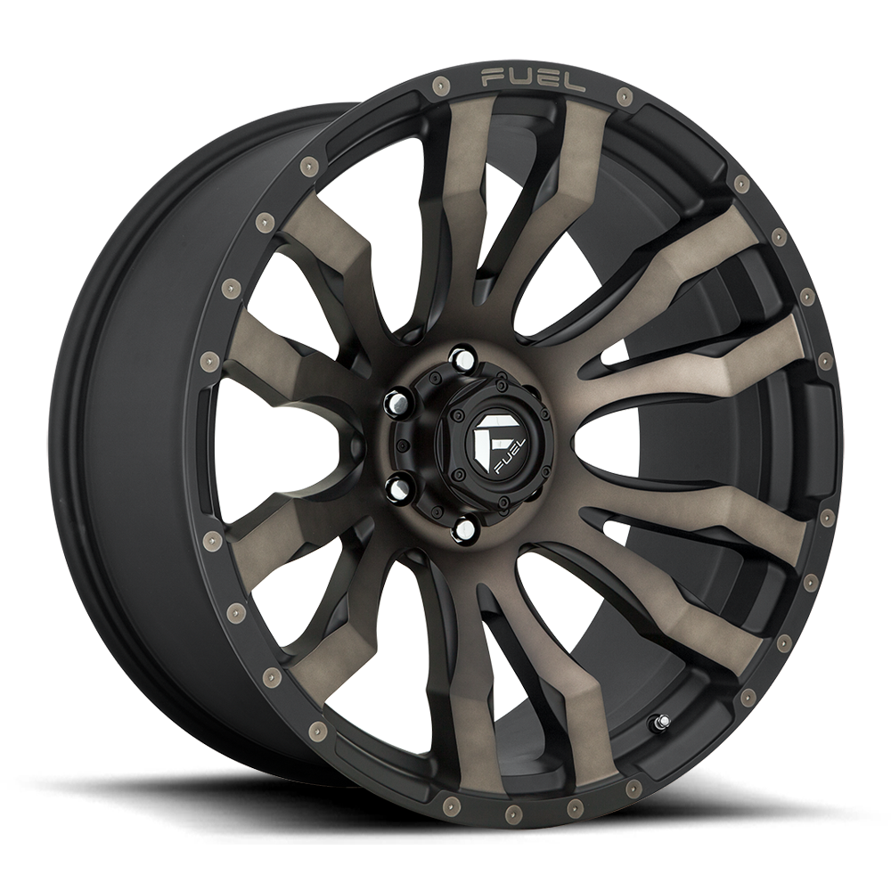Fuel Blitz Matte Black Double Dark Tint Wheel (D674) | Dirty Garage