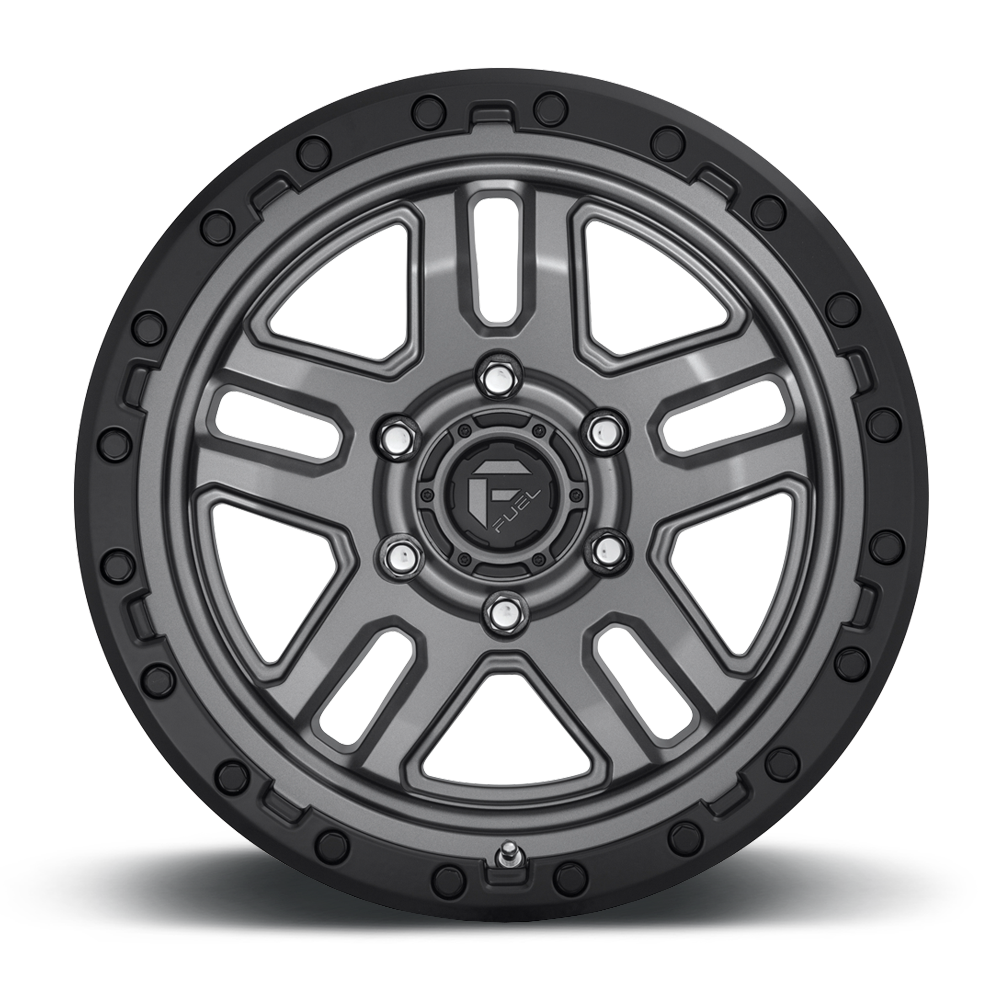 Fuel Ammo Matte Gunmetal Black Bead Ring Wheel (D701) | Dirty Garage