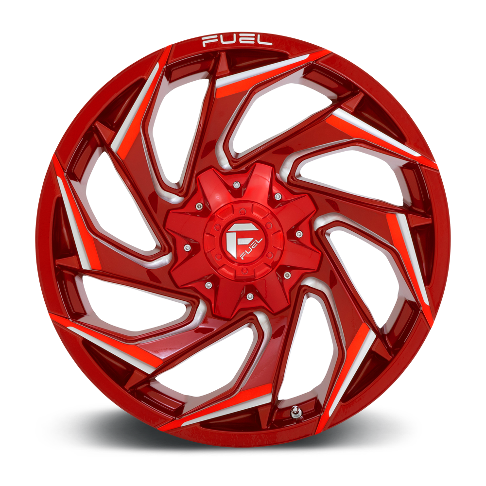 Fuel Reaction Candy Red Milled Wheel (D754) | Dirty Garage