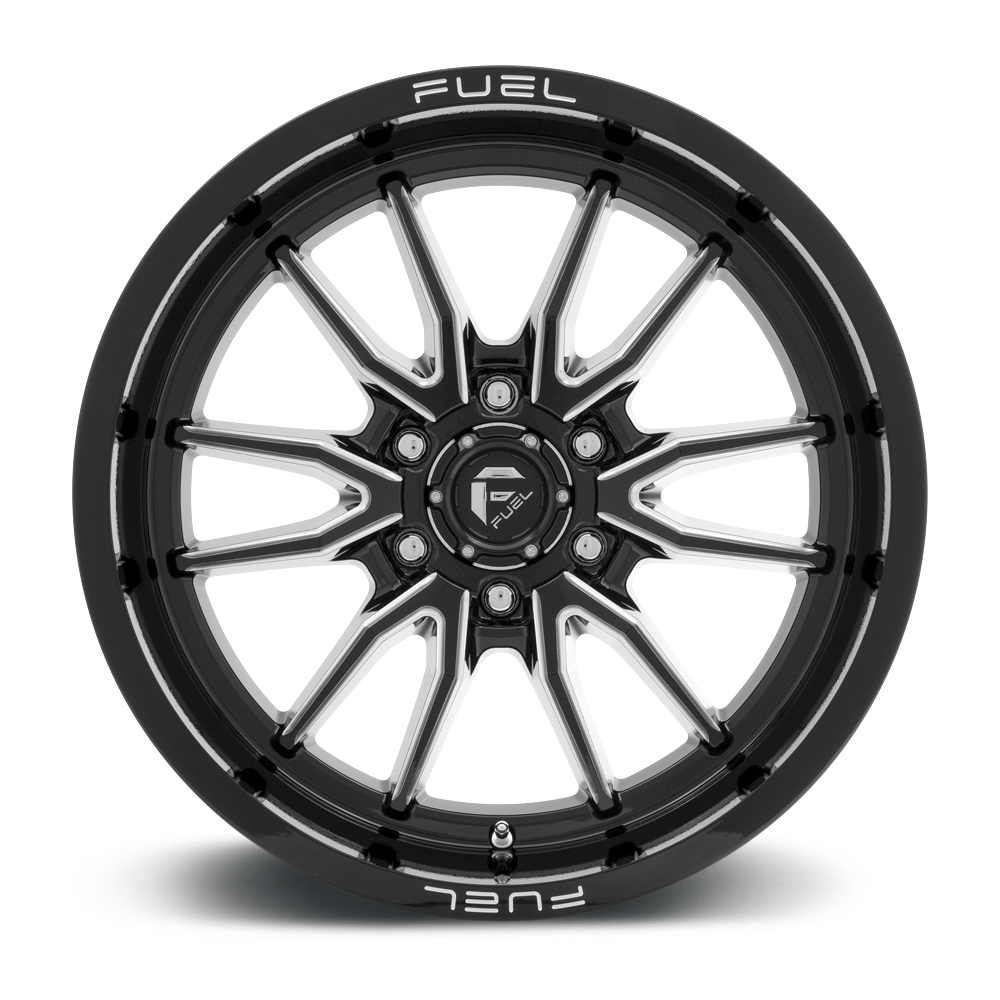 Fuel Clash Gloss Black Milled Wheel (D761) | Dirty Garage
