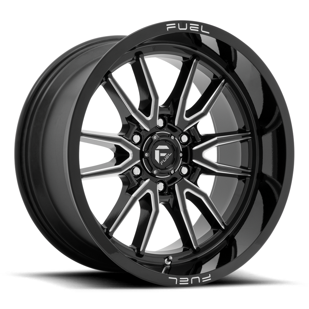 Fuel Clash Gloss Black Milled Wheel (D761) | Dirty Garage