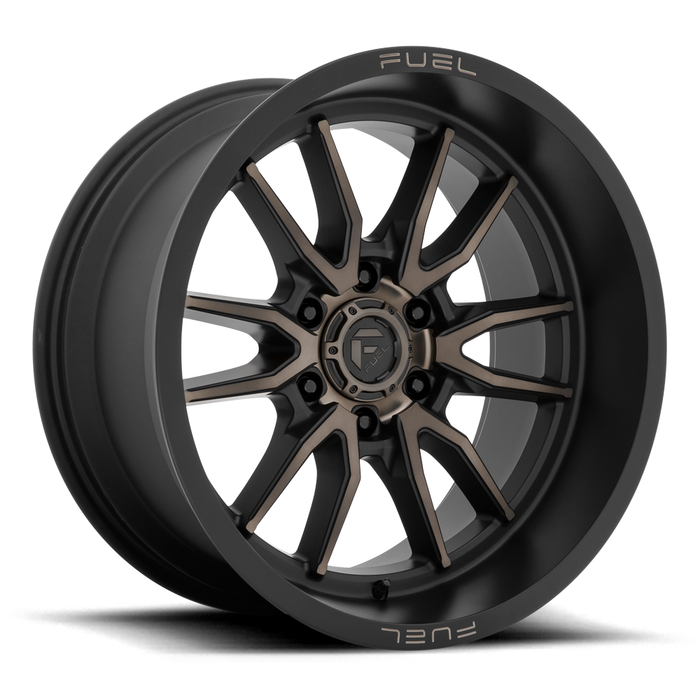 Fuel Clash Matte Black Double Dark Tint Wheel (D762) | Dirty Garage