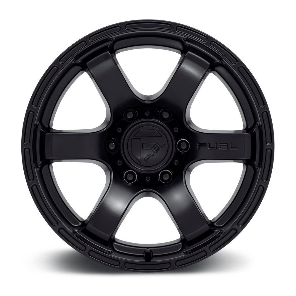 Fuel Rush Satin Black Wheel (D766) | Dirty Garage