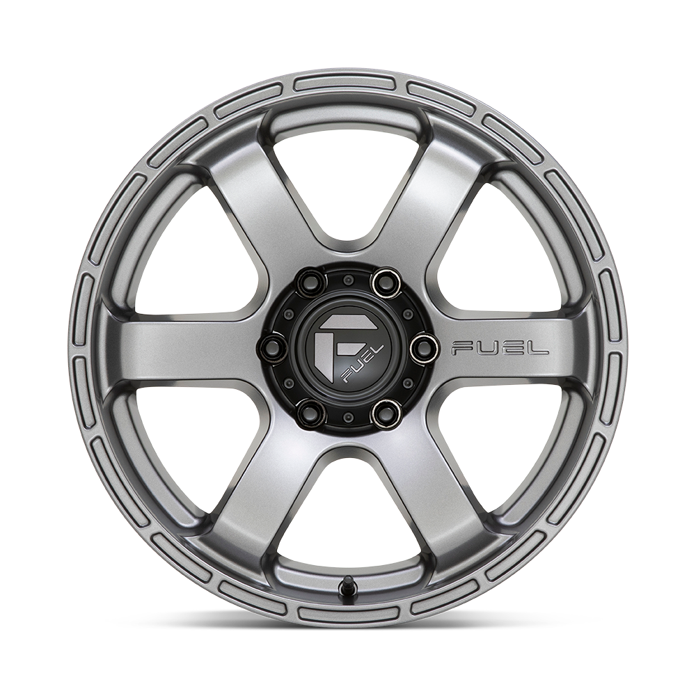 Fuel Rush Matte Gunmetal Wheel (D767) | Dirty Garage