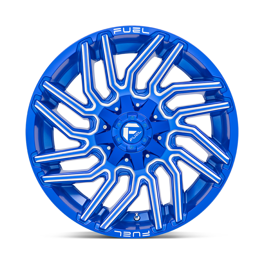 Fuel Typhoon Anodized Blue Milled Wheel (D774) | Dirty Garage