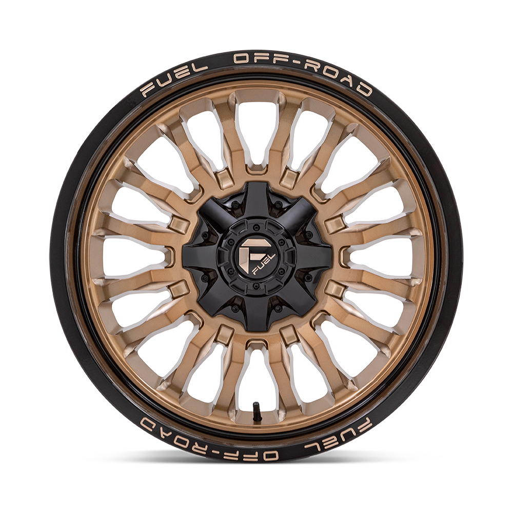 Fuel Arc Platinum Bronze w/ Black Lip Wheel (D797) | Dirty Garage
