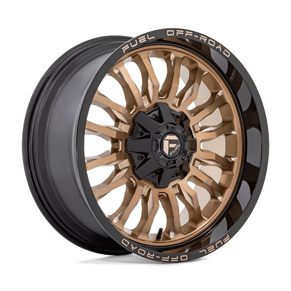 Fuel Arc Platinum Bronze w/ Black Lip Wheel (D797) | Dirty Garage