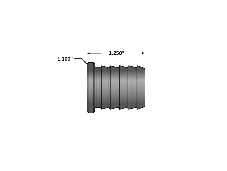 Universal 7/8 Inch Billet Aluminum Universal Block Off Plug (FPE-34113)