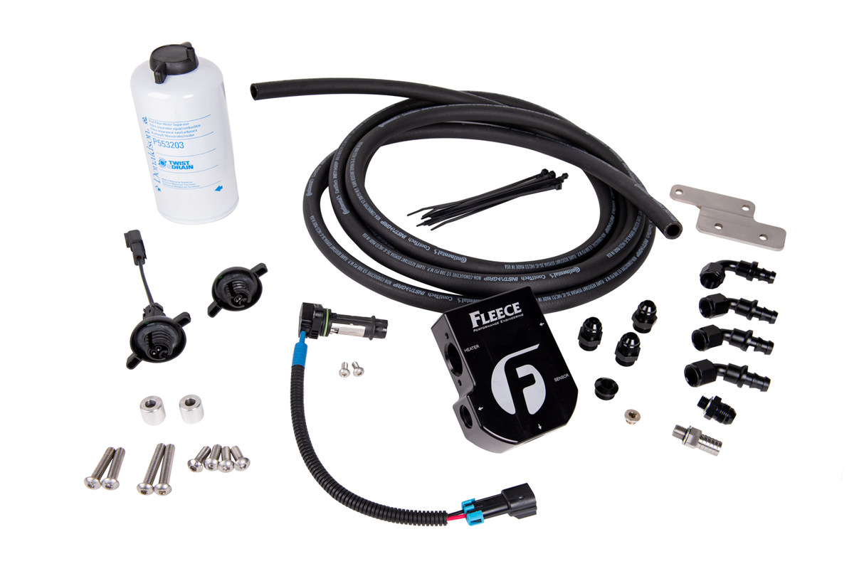 2003-2018 Ram HD Auxiliary Heated Fuel Filter Kit (FPE-CUMM-HFFBA-0318)