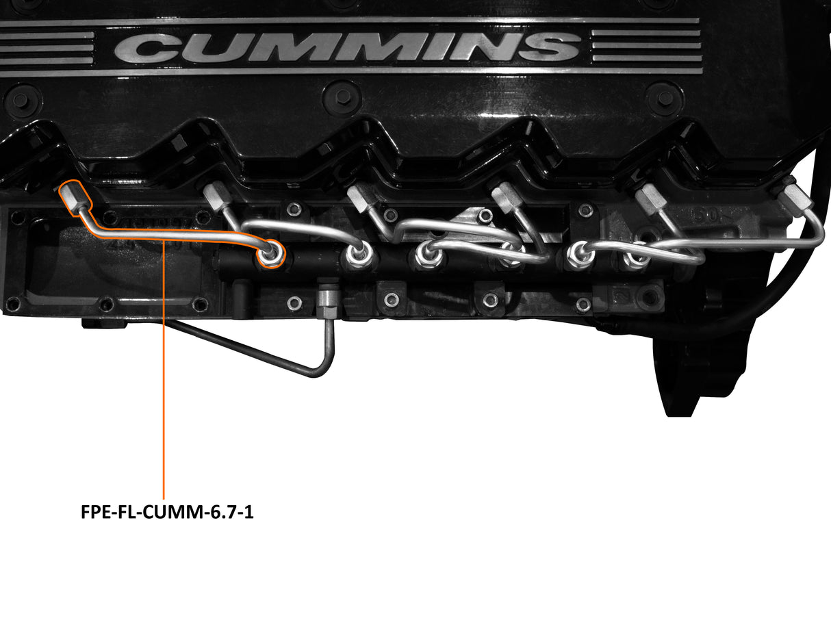 2007-2018 Ram HD 07.5-18 6.7L Number 1 Injection Line (FPE-FL-CUMM-6.7-1)