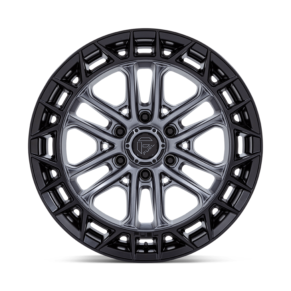 Fuel Celsius Matte Gunmetal w/ Matte Black Lip Wheel (FC874) | Dirty Garage