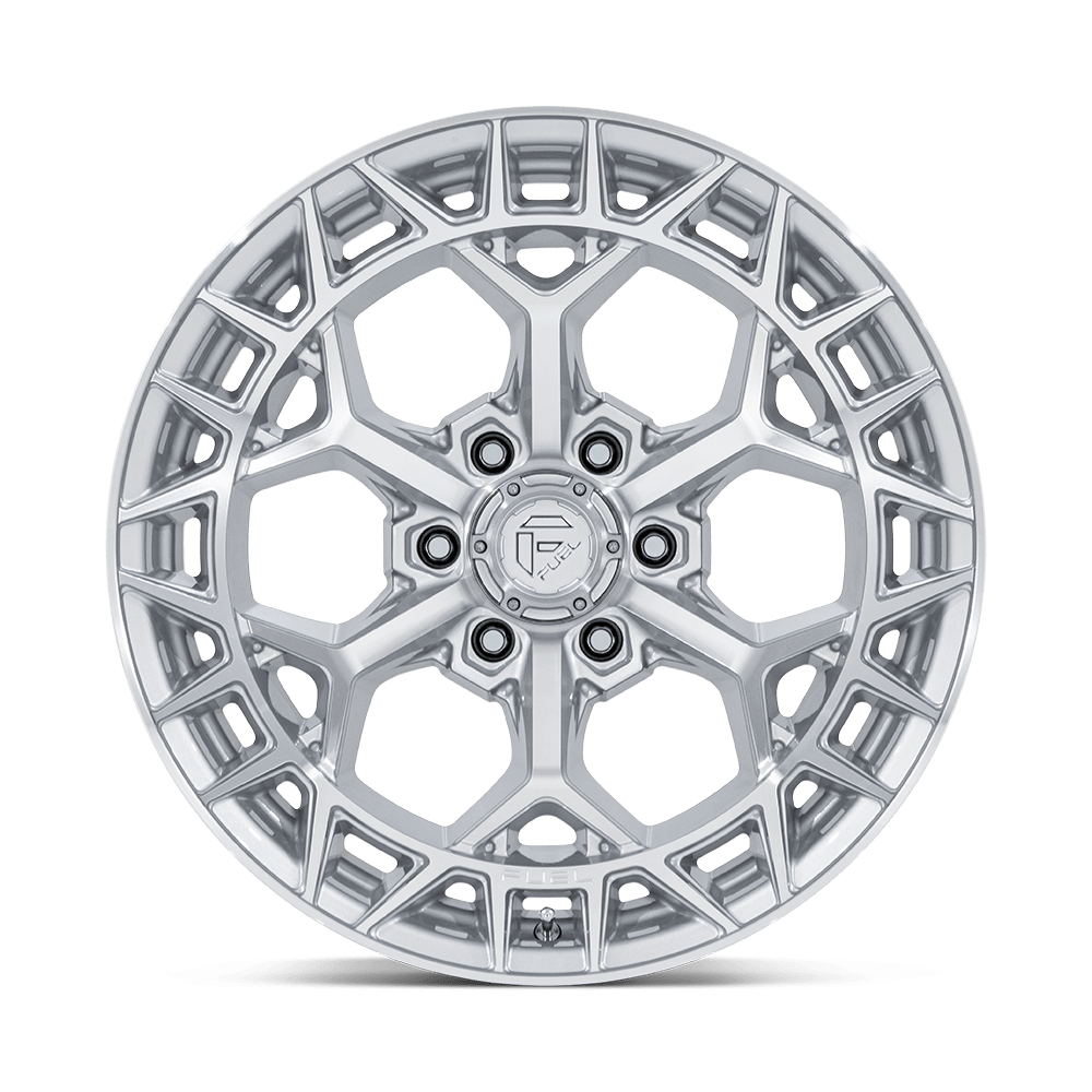 Fuel Charger Gloss Silver w/ Machined Face Wheel (FC873) | Dirty Garage