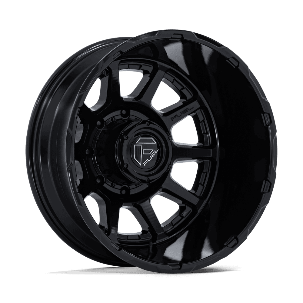 Fuel Circuit Dually Gloss Black Wheel (D911) | Dirty Garage