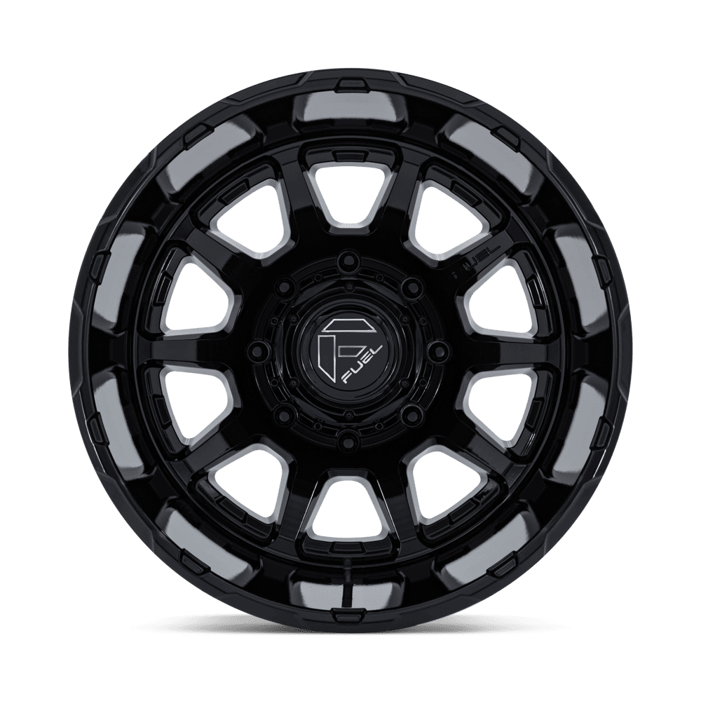 Fuel Circuit Dually Gloss Black Wheel (D911) | Dirty Garage