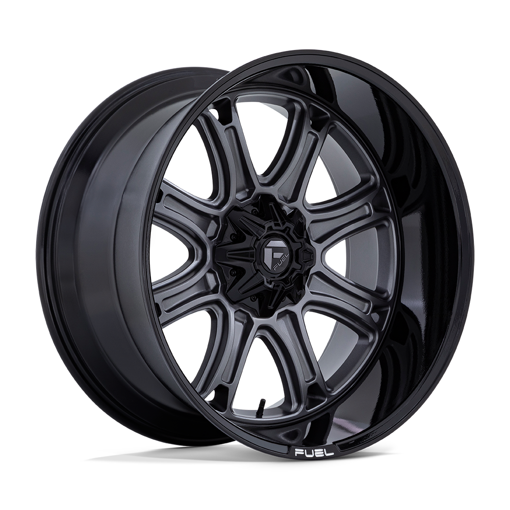 Fuel Darkstar Matte Gunmetal w/ Black Lip Wheel | Dirty Garage