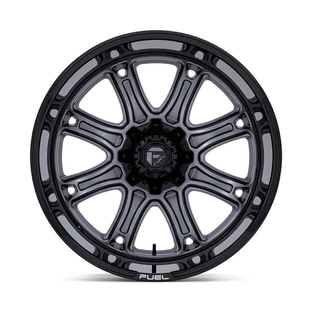 Fuel Darkstar Matte Gunmetal w/ Black Lip Wheel | Dirty Garage