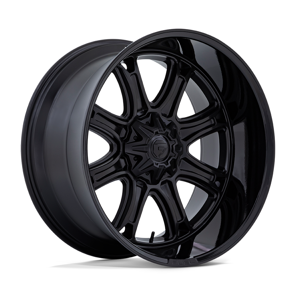 Fuel Darkstar Matte Black w/ Gloss Black Lip Wheel | Dirty Garage