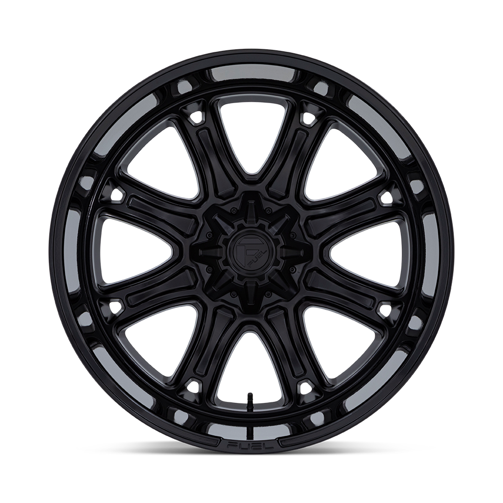 Fuel Darkstar Matte Black w/ Gloss Black Lip Wheel | Dirty Garage