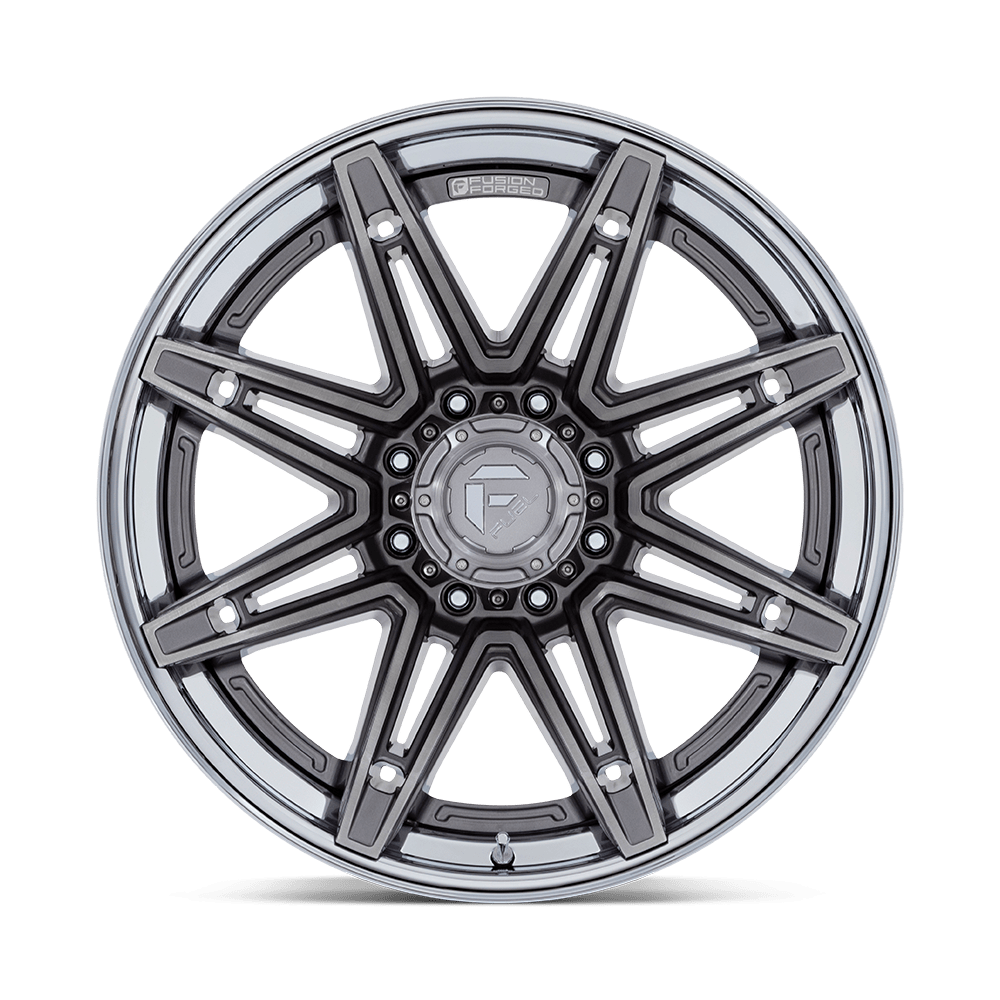 Fuel Brawl Platinum w/ Chrome Lip Wheel (FC401) | Dirty Garage
