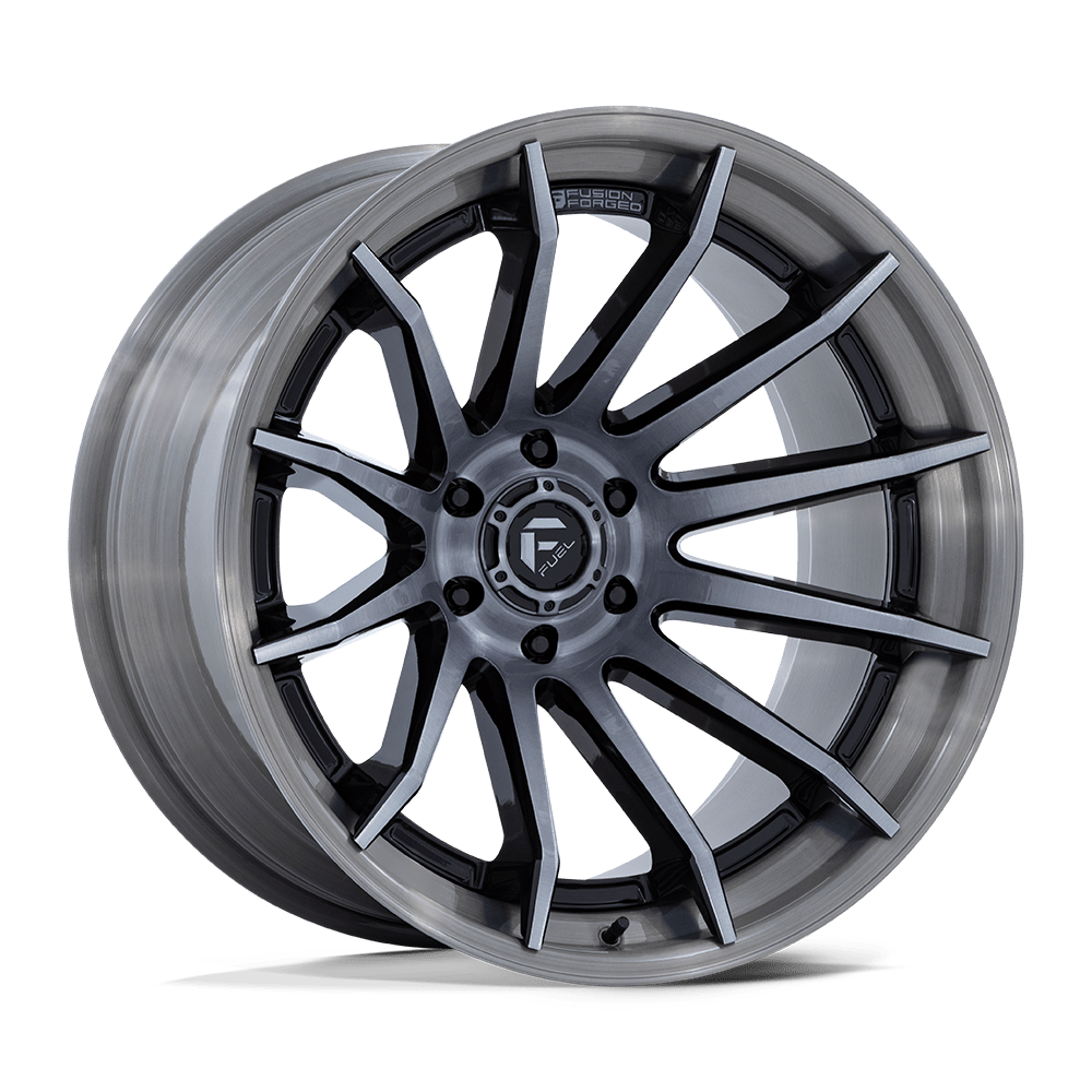 Fuel Burn Gloss Black w/ Brushed Gray Tint Face & Lip Wheel (FC403) | Dirty Garage