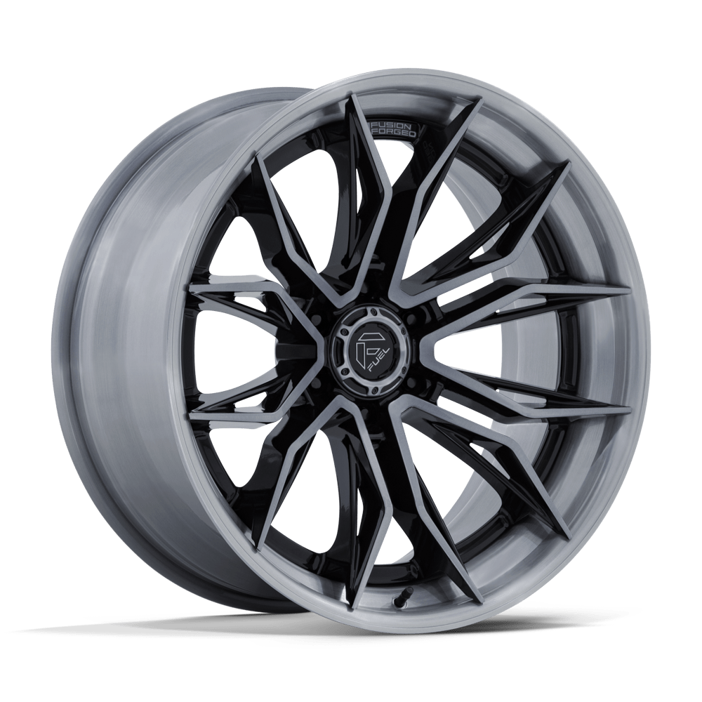 Fuel Mutiny Gloss Black w/ Brushed Dark Tint Wheel (FC404) | Dirty Garage