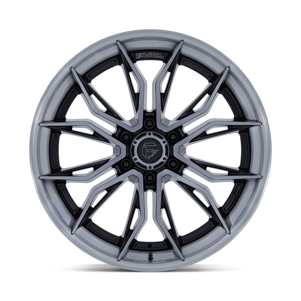 Fuel Mutiny Gloss Black w/ Brushed Dark Tint Wheel (FC404) | Dirty Garage