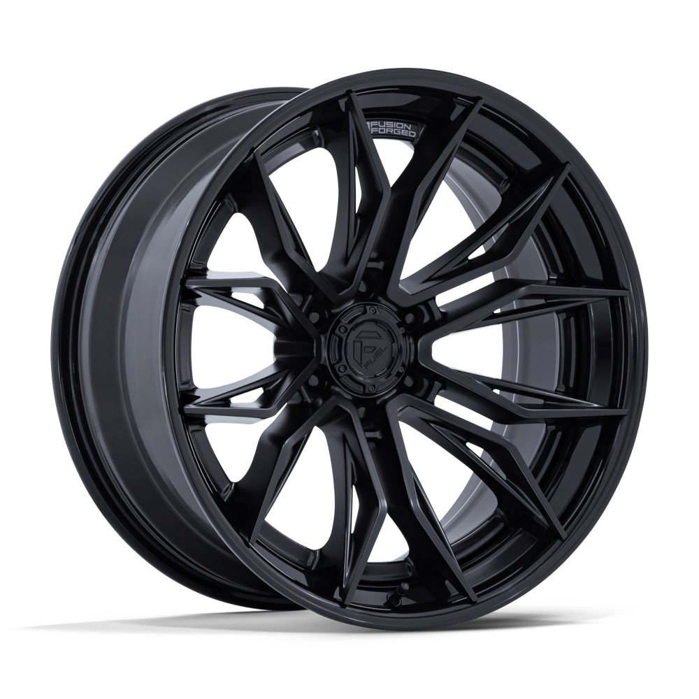 Fuel Mutiny Matte Black w/ Gloss Black Lip Wheel (FC404) | Dirty Garage