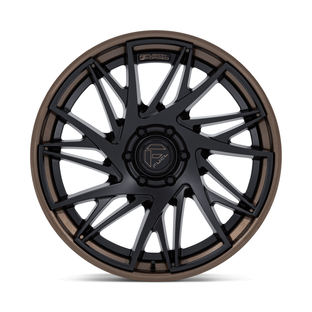 Fuel Dynamo Matte Black w/ Gloss Bronze Lip Wheel (FC405) | Dirty Garage