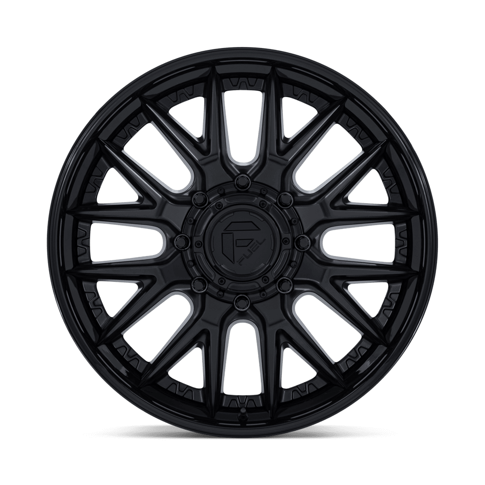 Fuel Catalyst Dually Matte Black w/ Gloss Black Lip Wheel (D406) | Dirty Garage