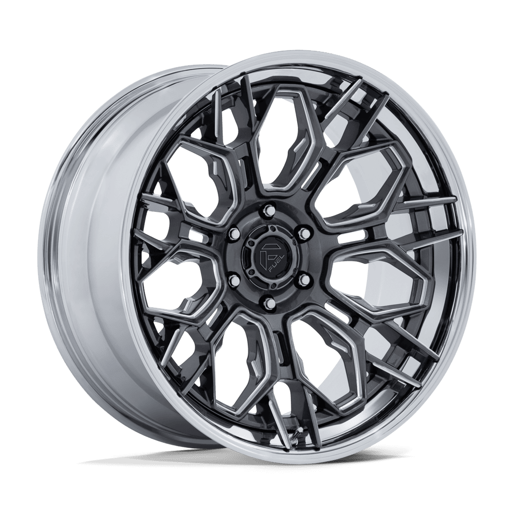 Fuel Hive Gloss Gunmetal w/ Chrome Lip Wheel (FC409) | Dirty Garage
