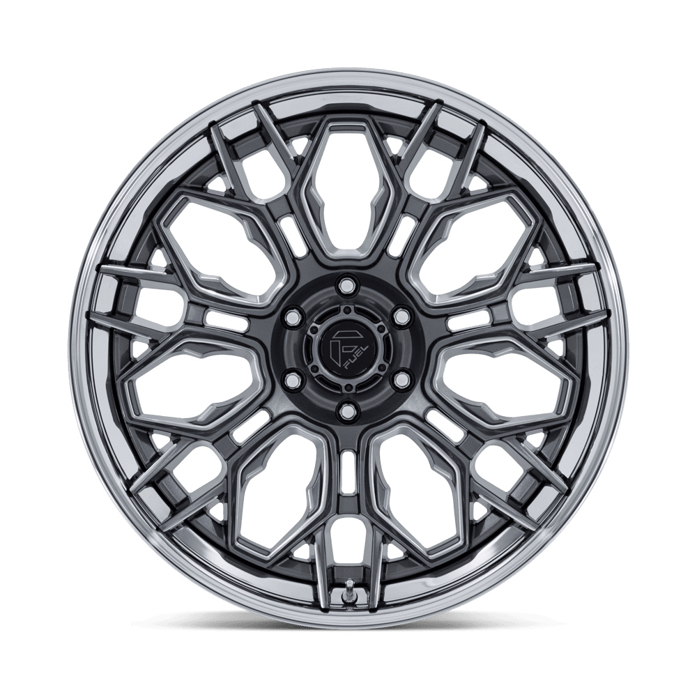 Fuel Hive Gloss Gunmetal w/ Chrome Lip Wheel (FC409) | Dirty Garage