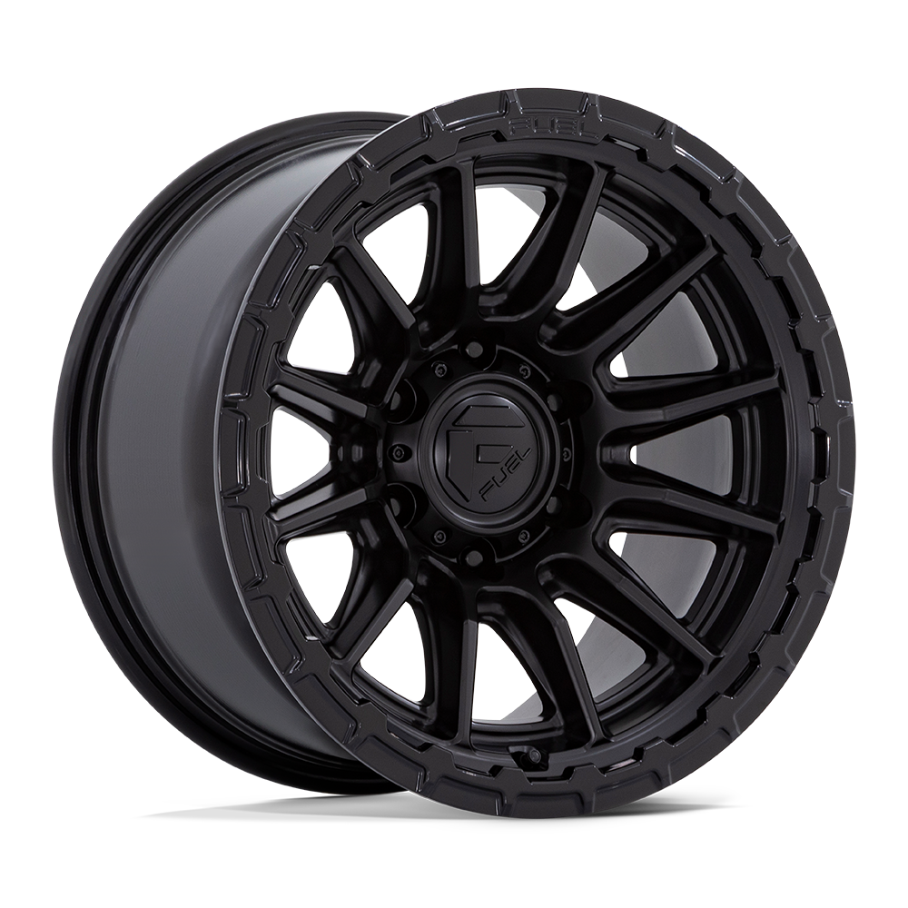 Fuel Piston Blackout w/ Gloss Black Lip Wheel (FC866) | Dirty Garage