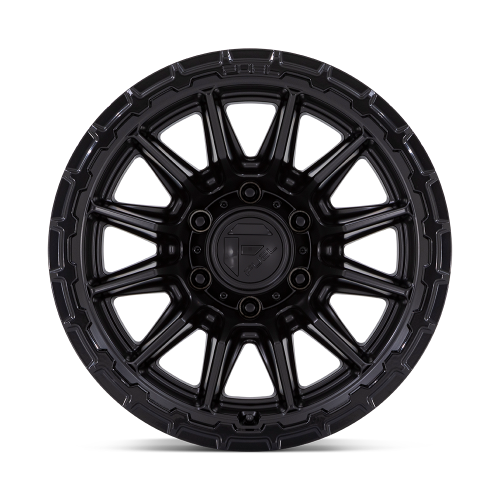 Fuel Piston Blackout w/ Gloss Black Lip Wheel (FC866) | Dirty Garage