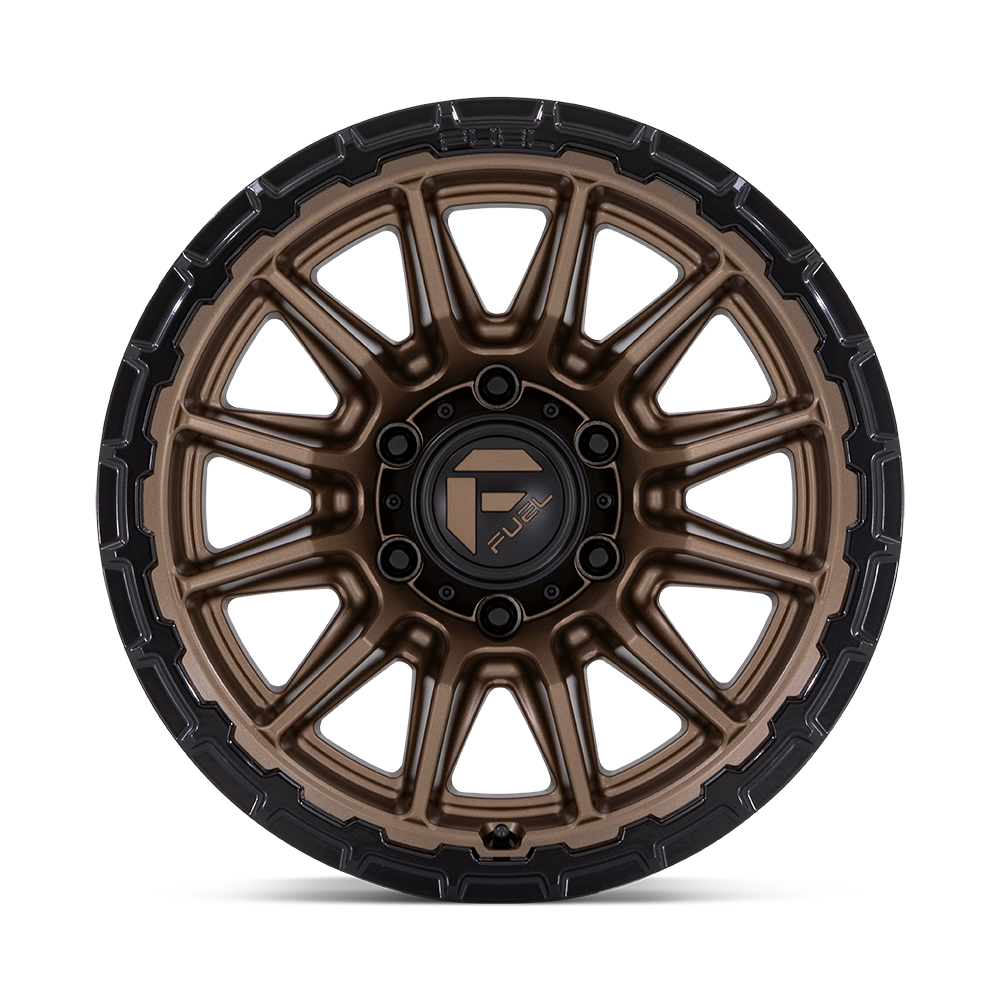 Fuel Piston Matte Bronze w/ Gloss Black Lip Wheel (FC866) | Dirty Garage