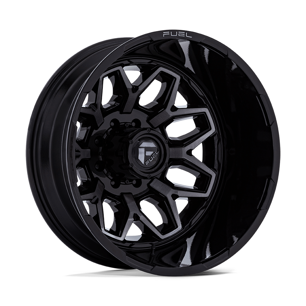 Fuel Flux Dually Gloss Black Brush-fc Gray Tint Wheel (D875) | Dirty Garage