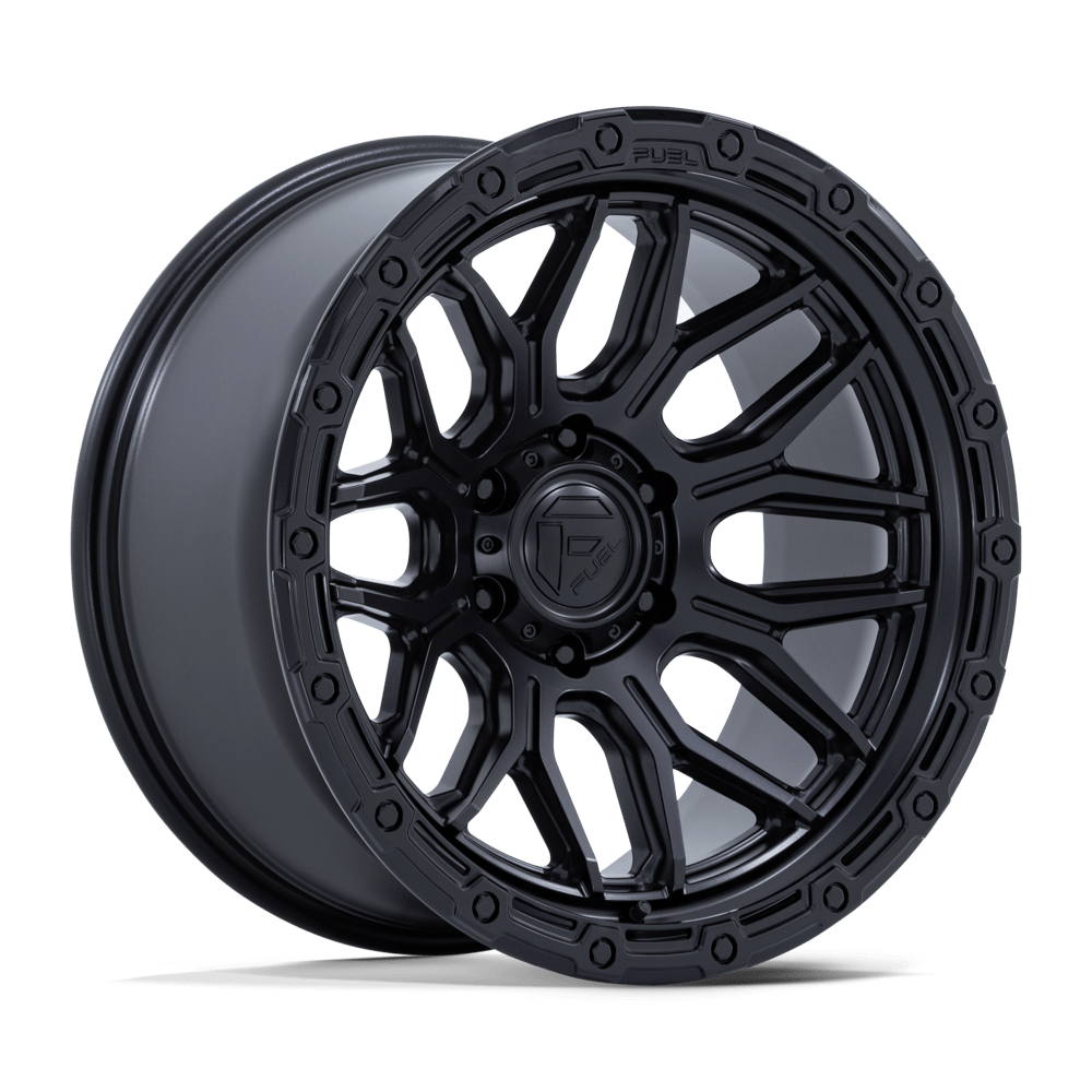Fuel Surge Matte Black w/ Gloss Black Lip Wheel (FC881) | Dirty Garage