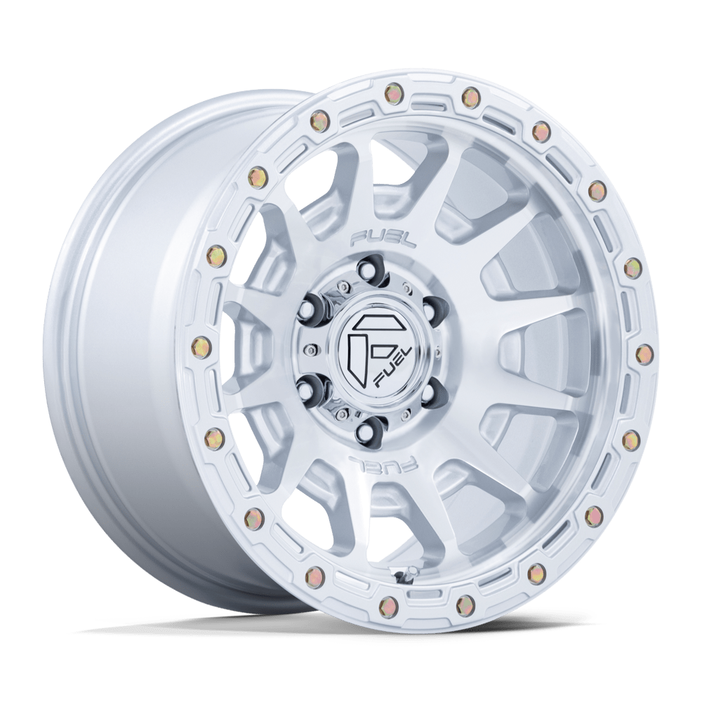 Fuel Fortress Gloss Silver w/ Machined Face Wheel (FC884) | Dirty Garage