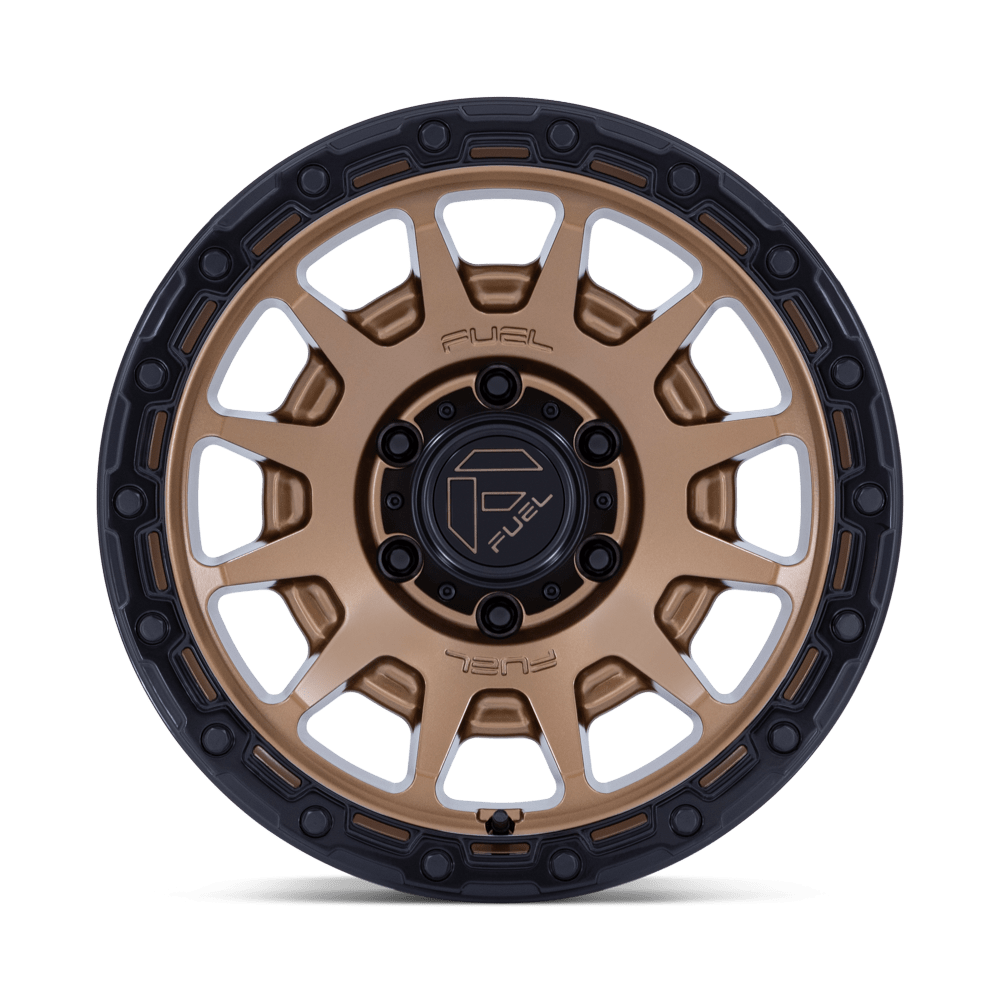 Fuel Fortress Matte Bronze w/ Gloss Black Lip Wheel (FC884) | Dirty Garage