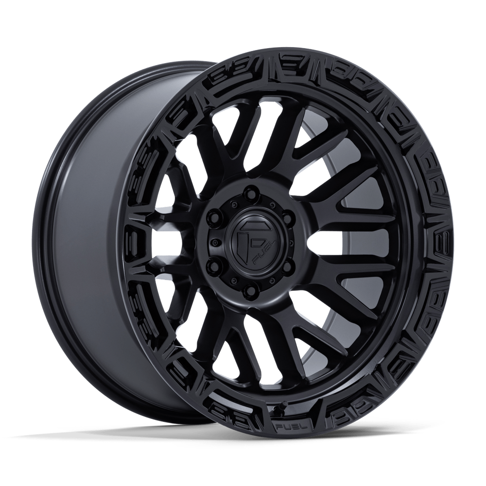 Fuel Rail Matte Black w/ Gloss Black Lip Wheel (FC890) | Dirty Garage