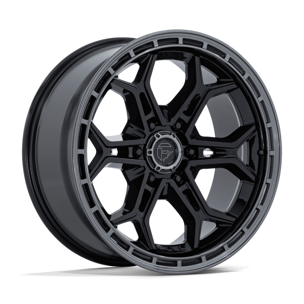 Fuel Heathen Gloss Black w/ Gloss Gunmetal Lip Wheel (FC896) | Dirty Garage