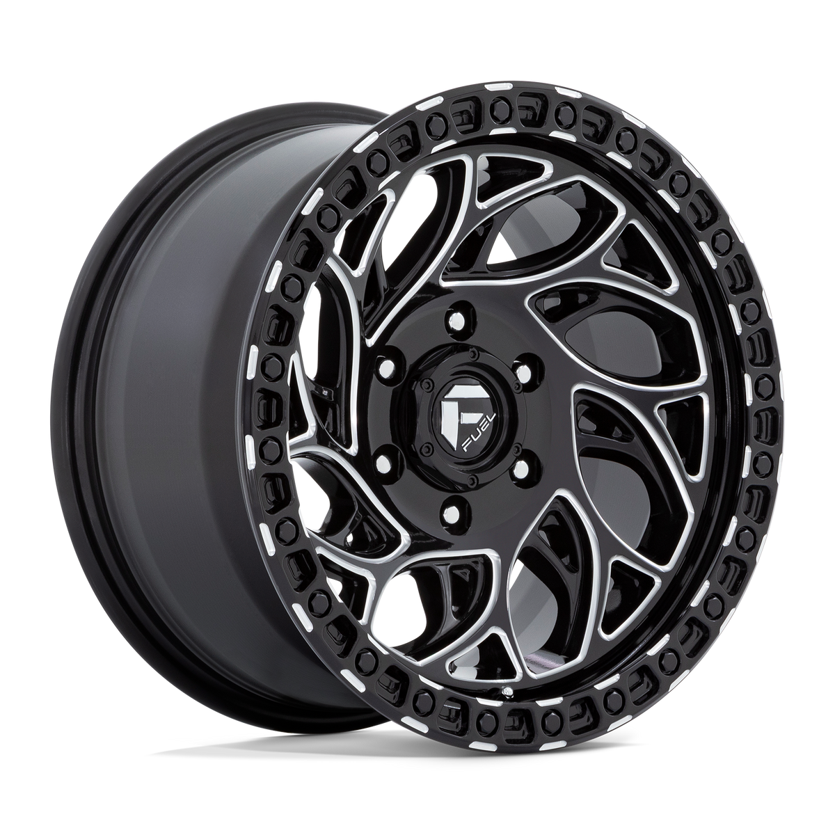Fuel Runner Or Gloss Black Milled Wheel (D840) | Dirty Garage