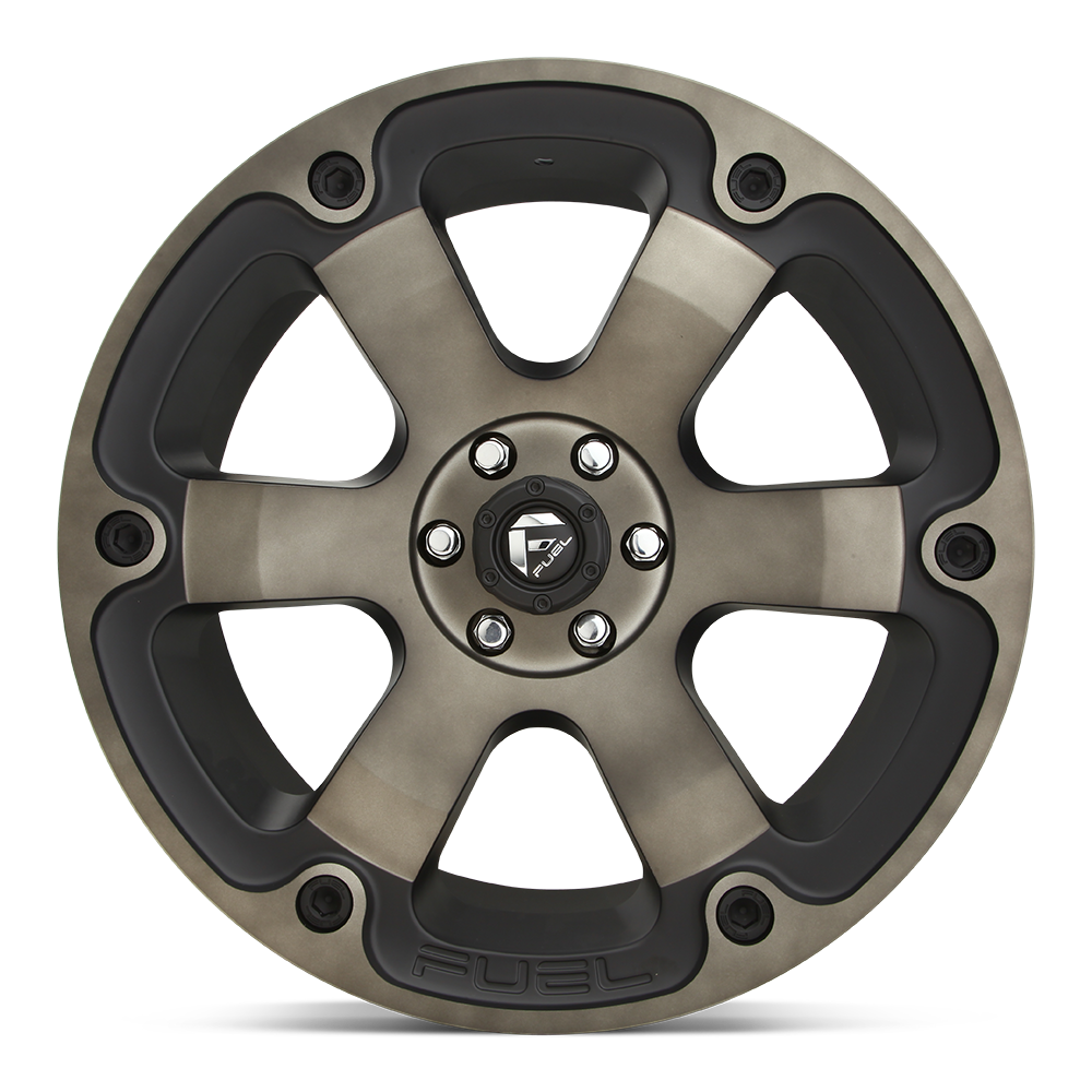 Fuel Beast Matte Black Double Dark Tint Wheel (D564) | Dirty Garage