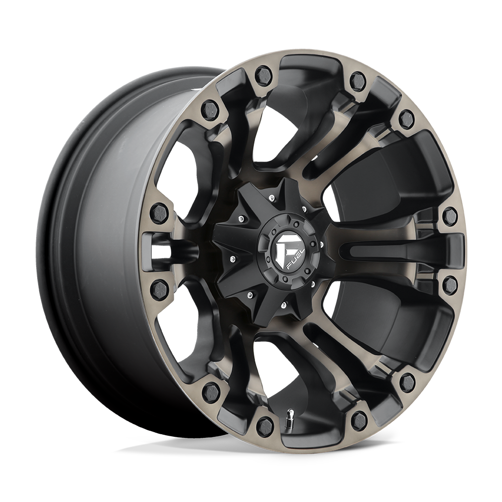 Fuel Vapor Matte Black Double Dark Tint Wheel (D569) | Dirty Garage