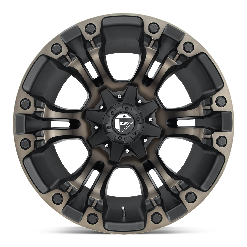 Fuel Vapor Matte Black Double Dark Tint Wheel (D569) | Dirty Garage