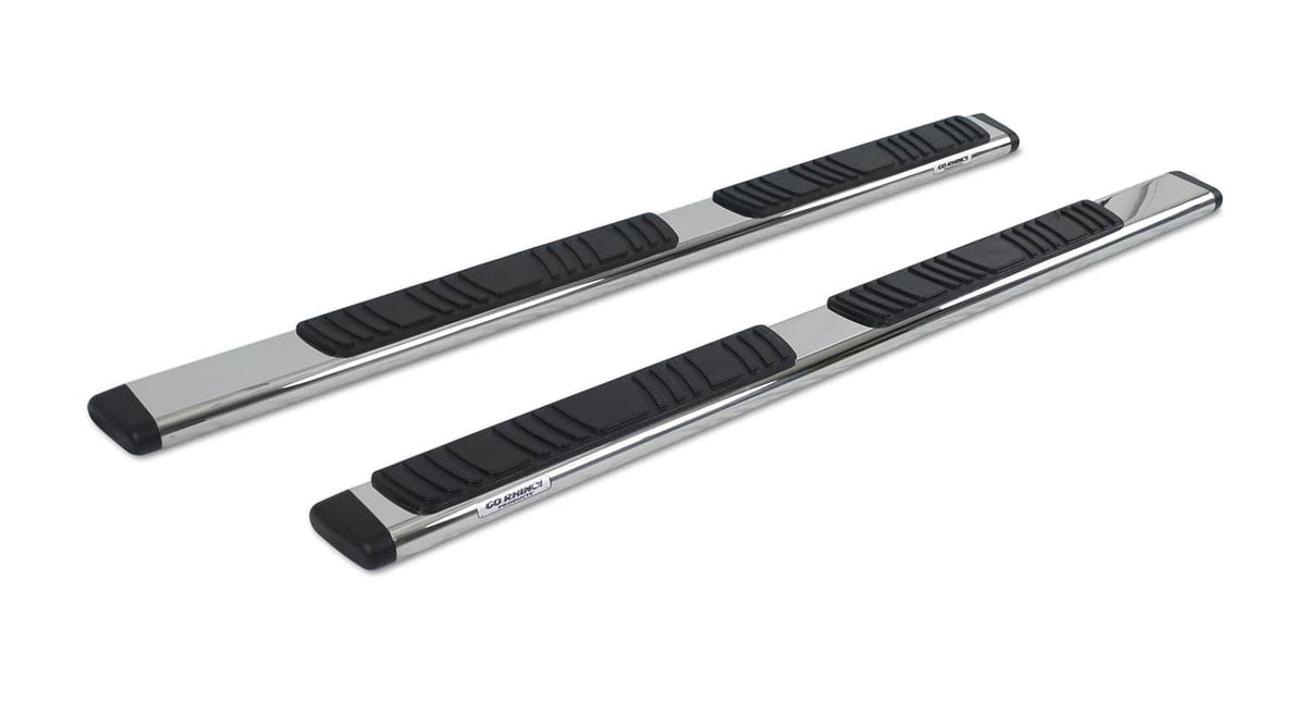 Universal Stainless 5 Oval 75 Cab Length Nerf Bars | Dirty Garage