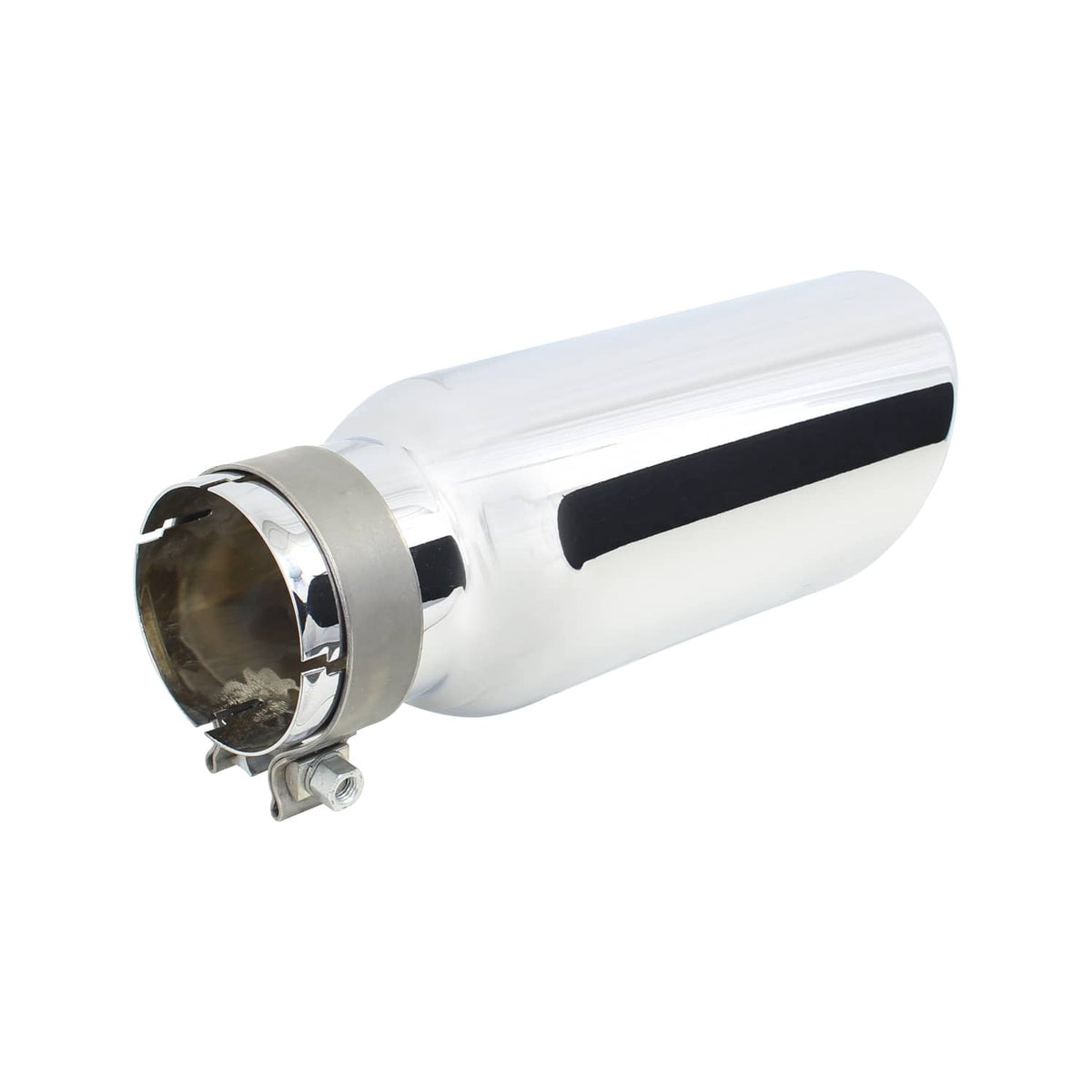 Universal Chrome Exhaust Tip 3.5 ID x 5 OD x 14 Length | Dirty Garage